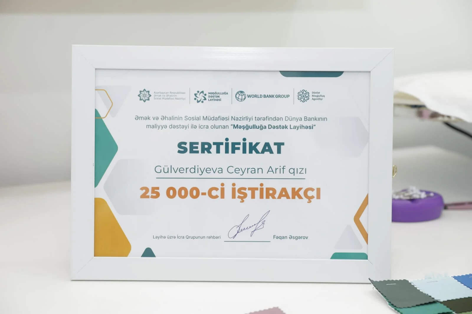 Məşğulluğa Dəstək Layihəsi” iştirakçılarının sayı 25 minə çatdı Məşğulluğa Dəstək Layihəsi” iştirakçılarının sayı 25 minə çatdı