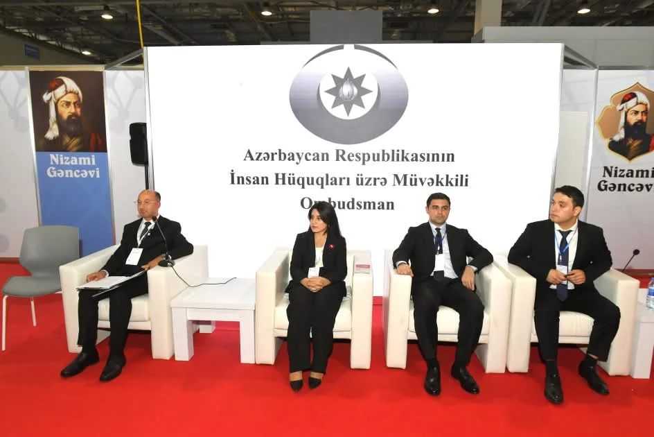 XI Bakı Beynəlxalq Kitab Sərgisində Ombudsmanın təşkilatçılığı ilə tədbir keçirilib