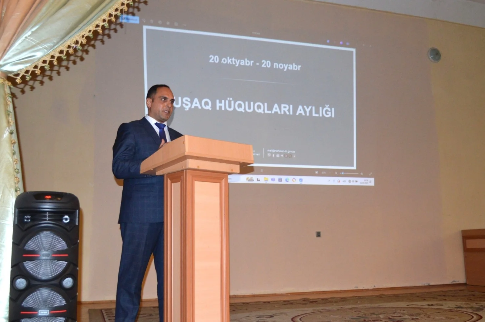 Uşaq Hüquqları Aylığı çərçivəsində Naftalanda hüquqi-maarifləndici tədbir keçirilib