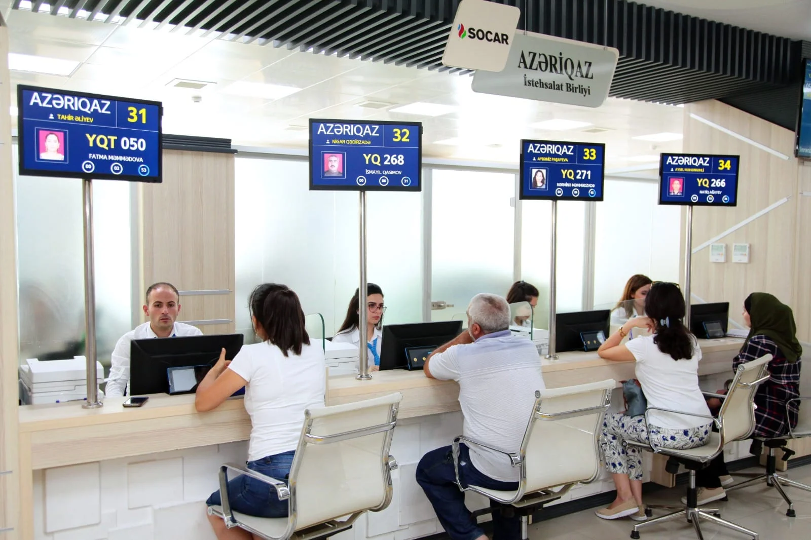 SOCAR-ın “Azəriqaz” İB cari ilin 9 ayı ərzində "ASAN Kommunal" və "ASAN xidmət" mərkəzlərində 270479 vətəndaşa xidmət göstərib