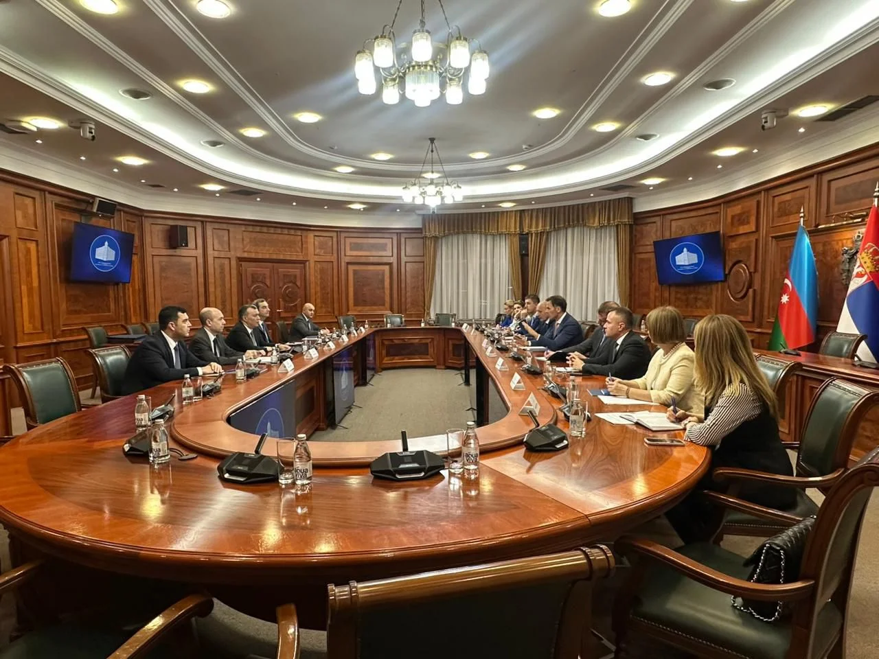 Maliyyə naziri Sahil Babayev Serbiyada ikitərəfli görüşlər keçirib