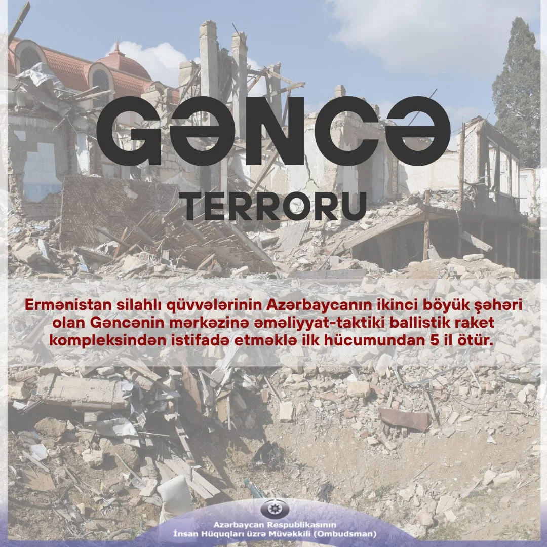 Gəncə terrorundan 5 il ötür: Ermənistanın raket hücumlarının acı izləri