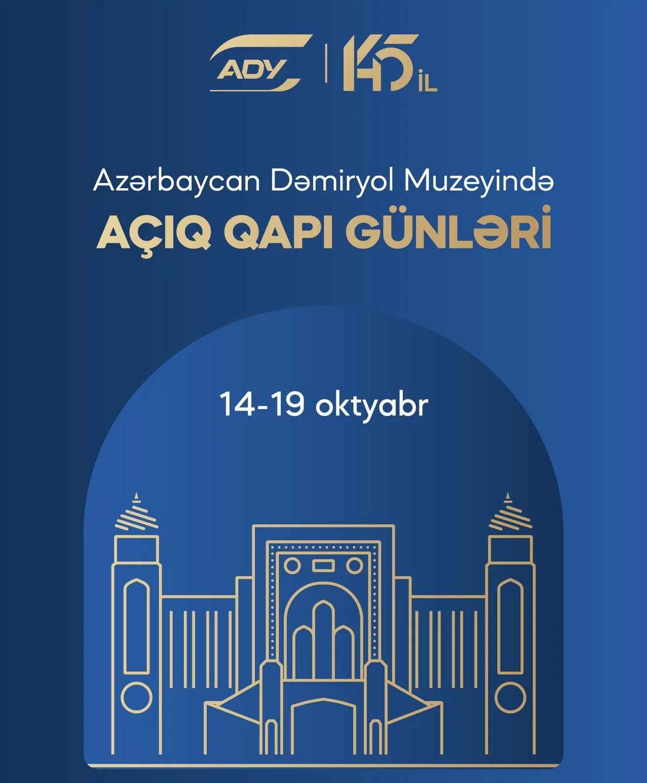 Azərbaycan Dəmir Yollarının Yubileyinə həsr olunmuş muzey aksiyası