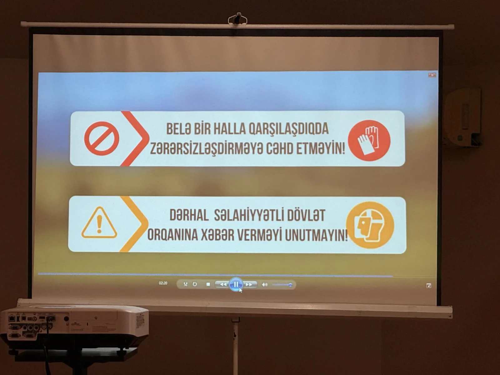 Xocalı şəhəri, Xocalının Xanyurdu və Cəbrayılın Horovlu kəndlərinin sakinləri sosial müdafiə tədbirləri və mina təhlükəsi ilə bağlı maarifləndirilib