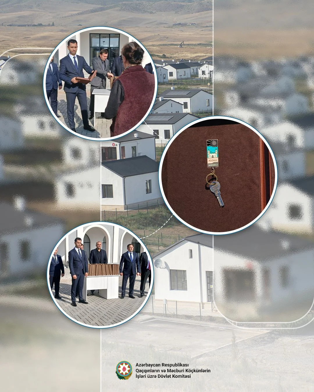 Ağdam rayonunun Xıdırlı kəndinə növbəti köç olub