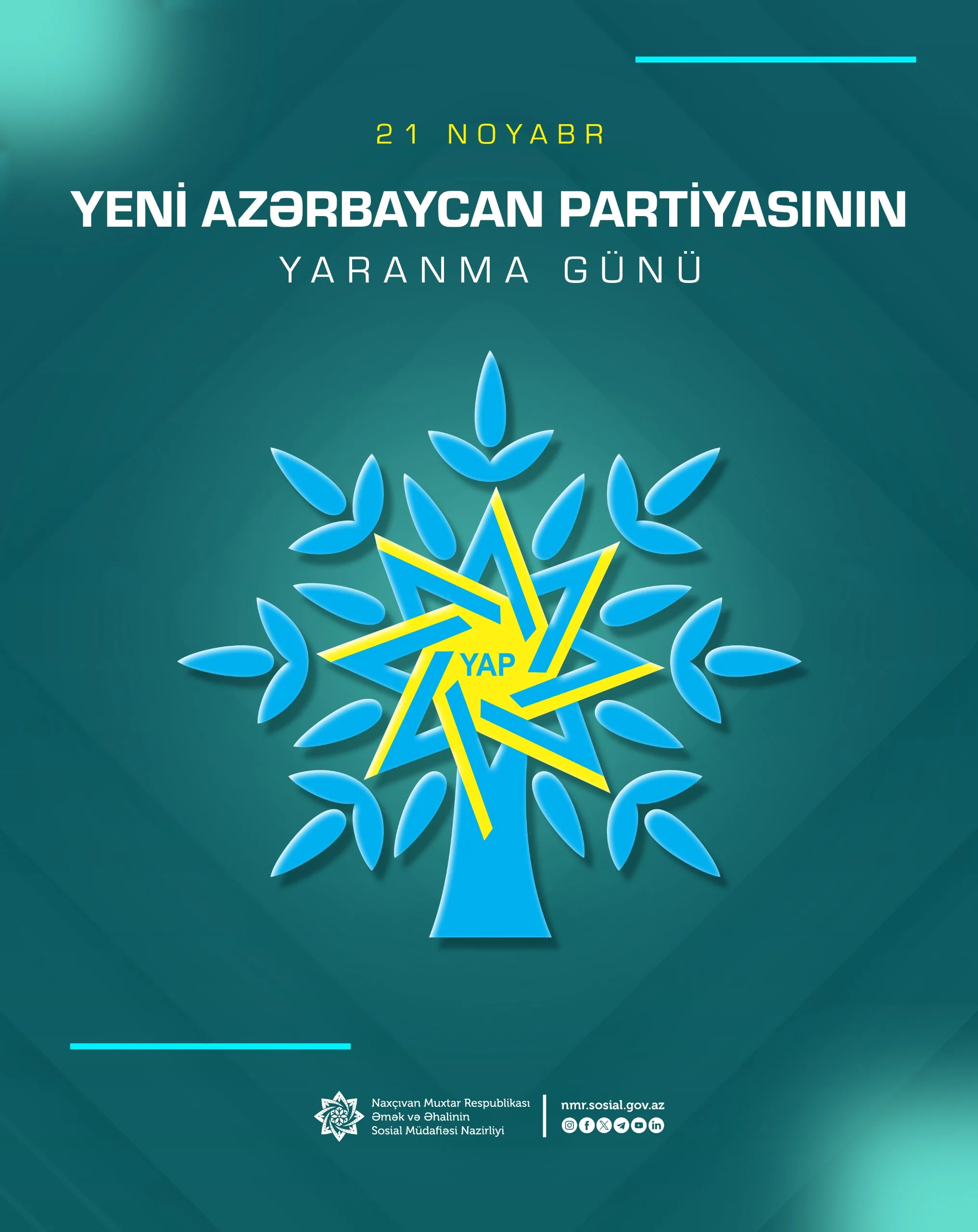 Yeni Azərbaycan Partiyasının Yaranmasının 33-cü İldönümü