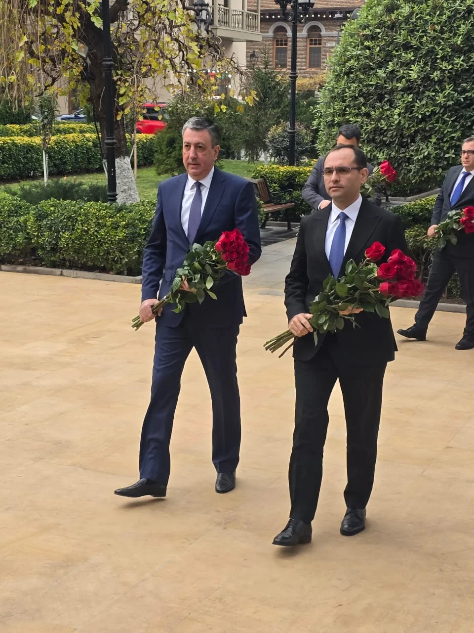 Nazir Məcnun Məmmədov Gürcüstanın ətraf mühitin mühafizəsi və kənd təsərrüfatı naziri ilə görüşüb