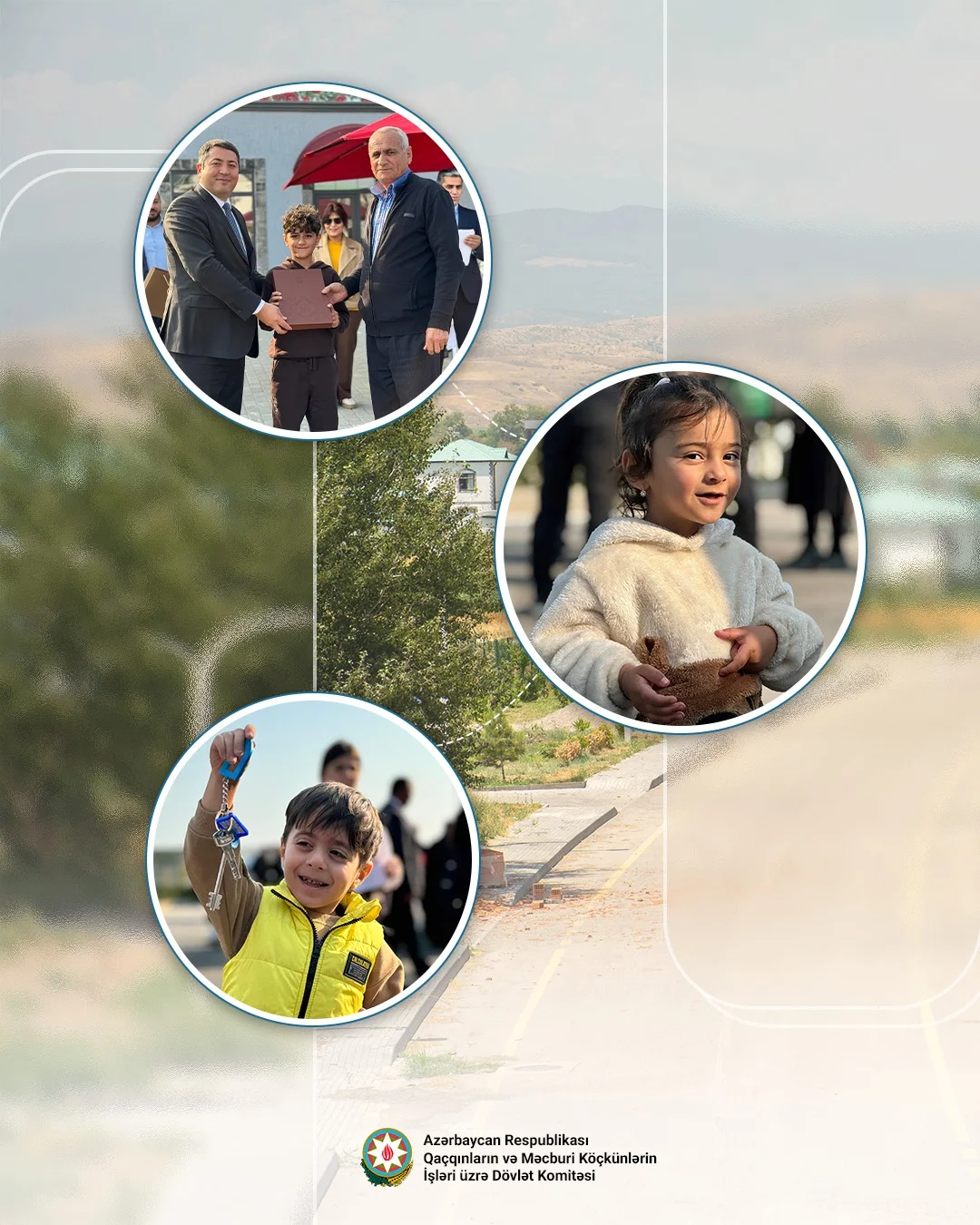 Növbəti köç karvanı Zəngilan rayonunun Məmmədbəyli kəndinə çatıb