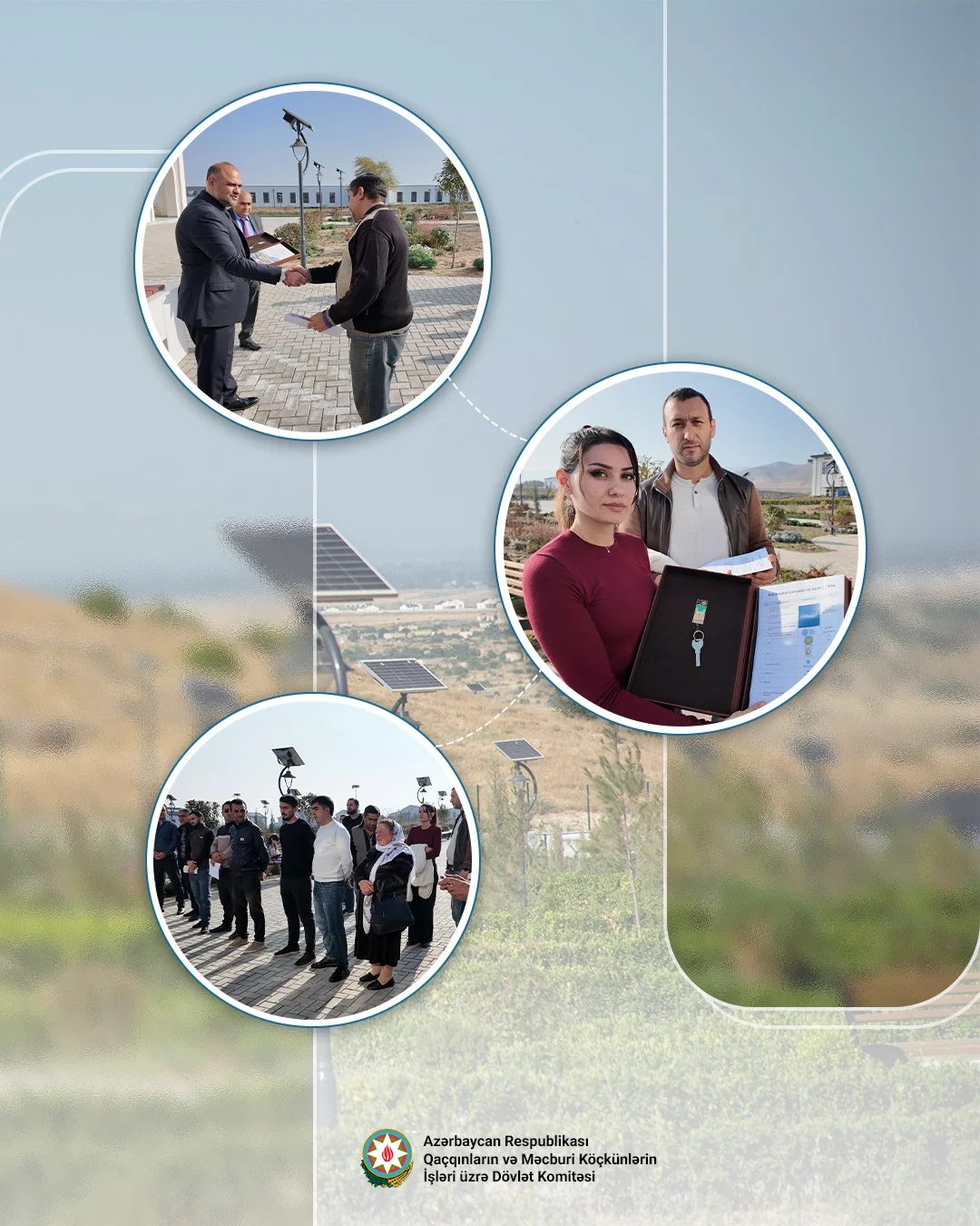 Növbəti köç karvanı Ağdam rayonunun Xıdırlı kəndinə çatıb