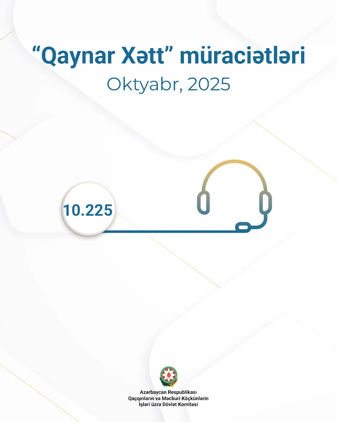 İşğaldan Azad Edilmiş Ərazilərə Qayıdan Əhaliyə Dəstək Üçün Qaynar Xətt Xidməti Yaradılıb