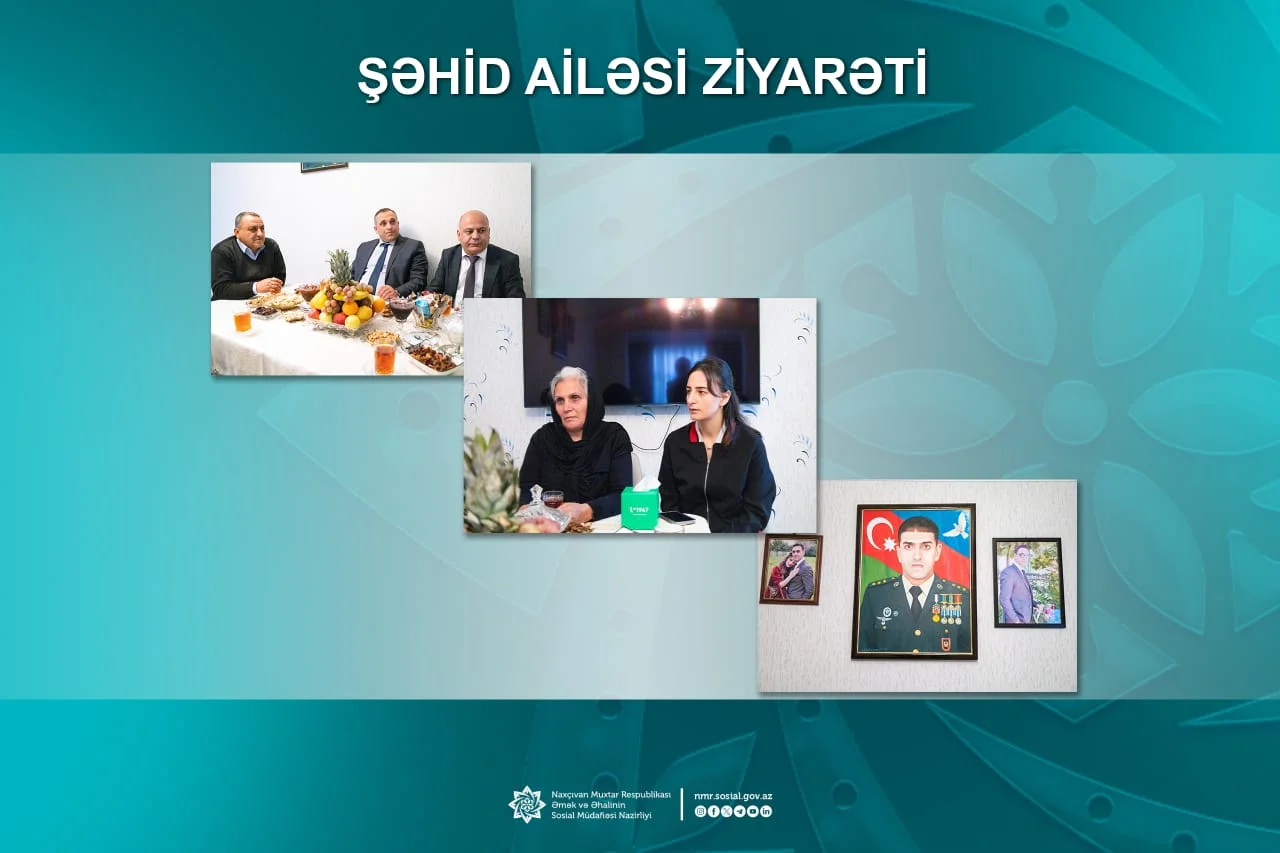 Şəhid, baş leytenant Zülfü Rzayevin ailəsi ziyarət edilib