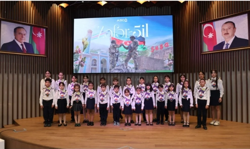 Azərbaycan və Türkiyənin Şəhid övladları “TÜRK ÖVLADI” marşını oxudu