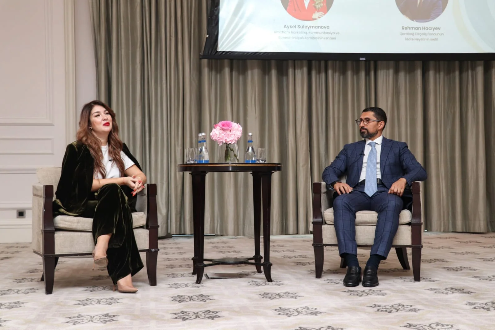 Rəhman Hacıyev “AmCham Azərbaycan”-ın “Lead Talk” sessiyasında iştirak edib