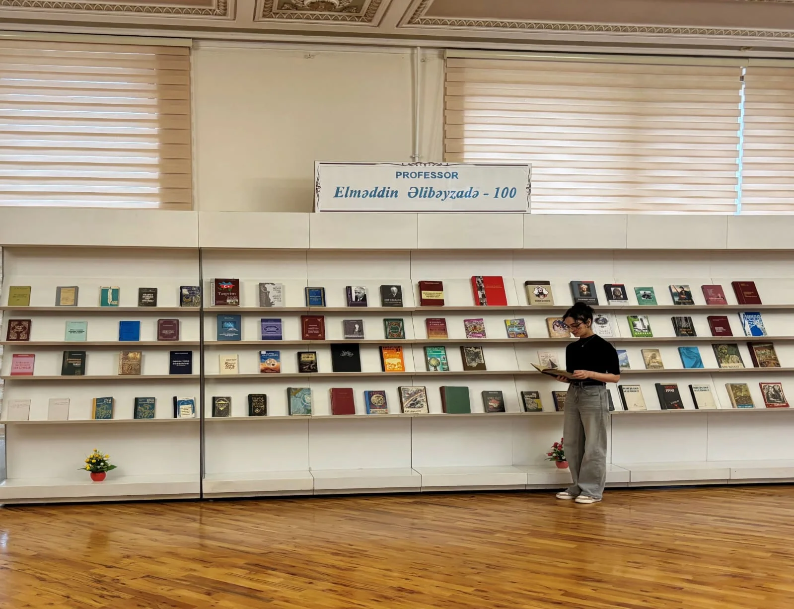 Milli Kitabxanada “Professor Elməddin Əlibəyzadə - 100” adlı ənənəvi kitab sərgisi açılıb