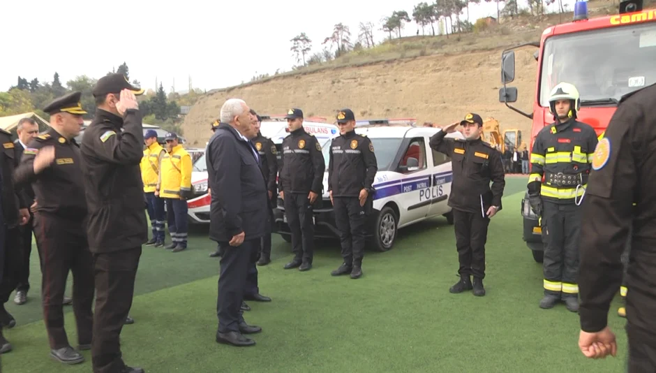 FHN-in Gəncə Regional Mərkəzi kompleks mülki müdafiə təlimi təşkil edib