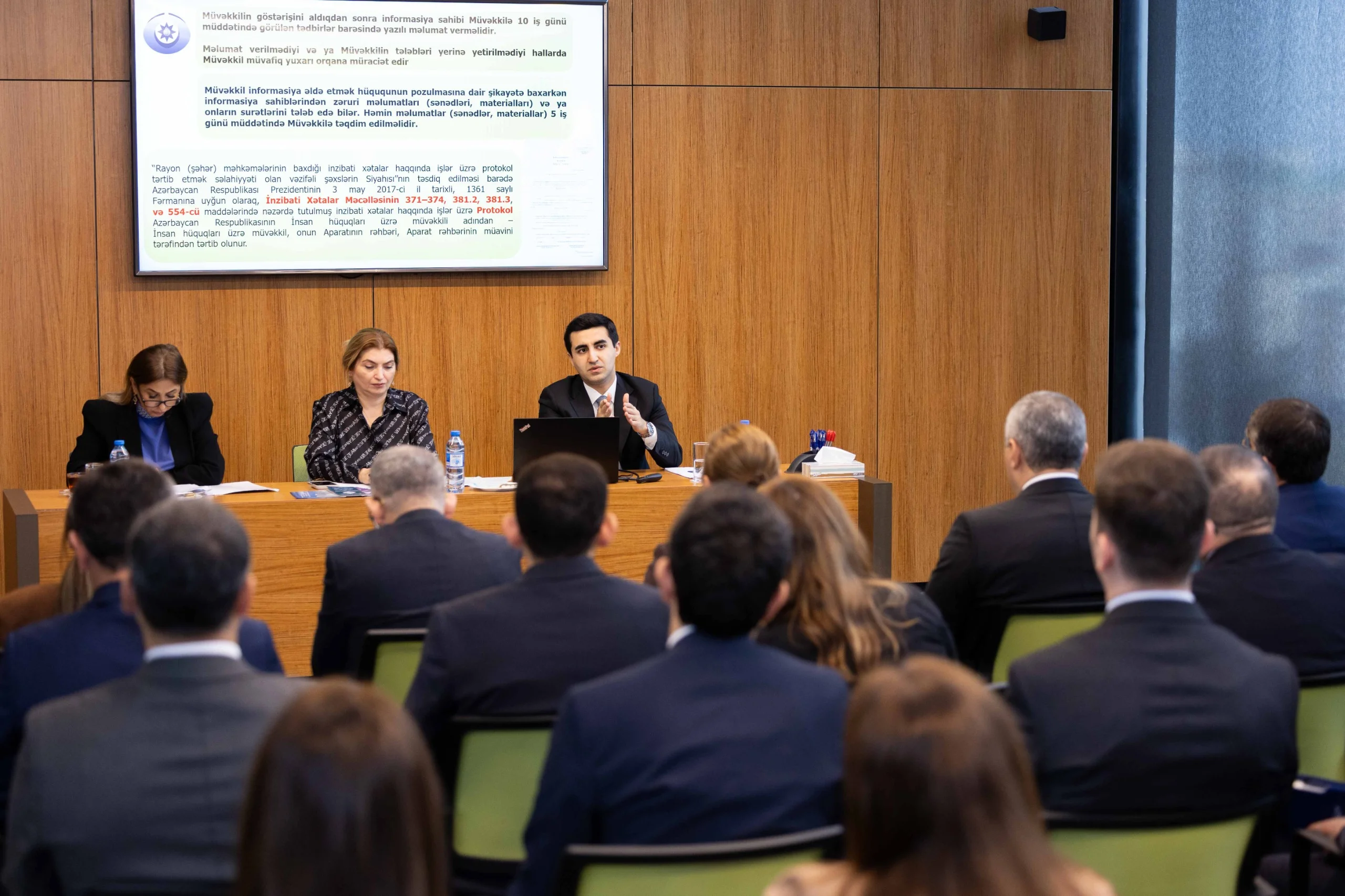 ƏƏSMN tabeliyindəki DOST Agentliyinin əməkdaşları üçün “İnformasiya əldə etmək hüququnun müdafiəsi” mövzusunda növbəti təlim keçirilib