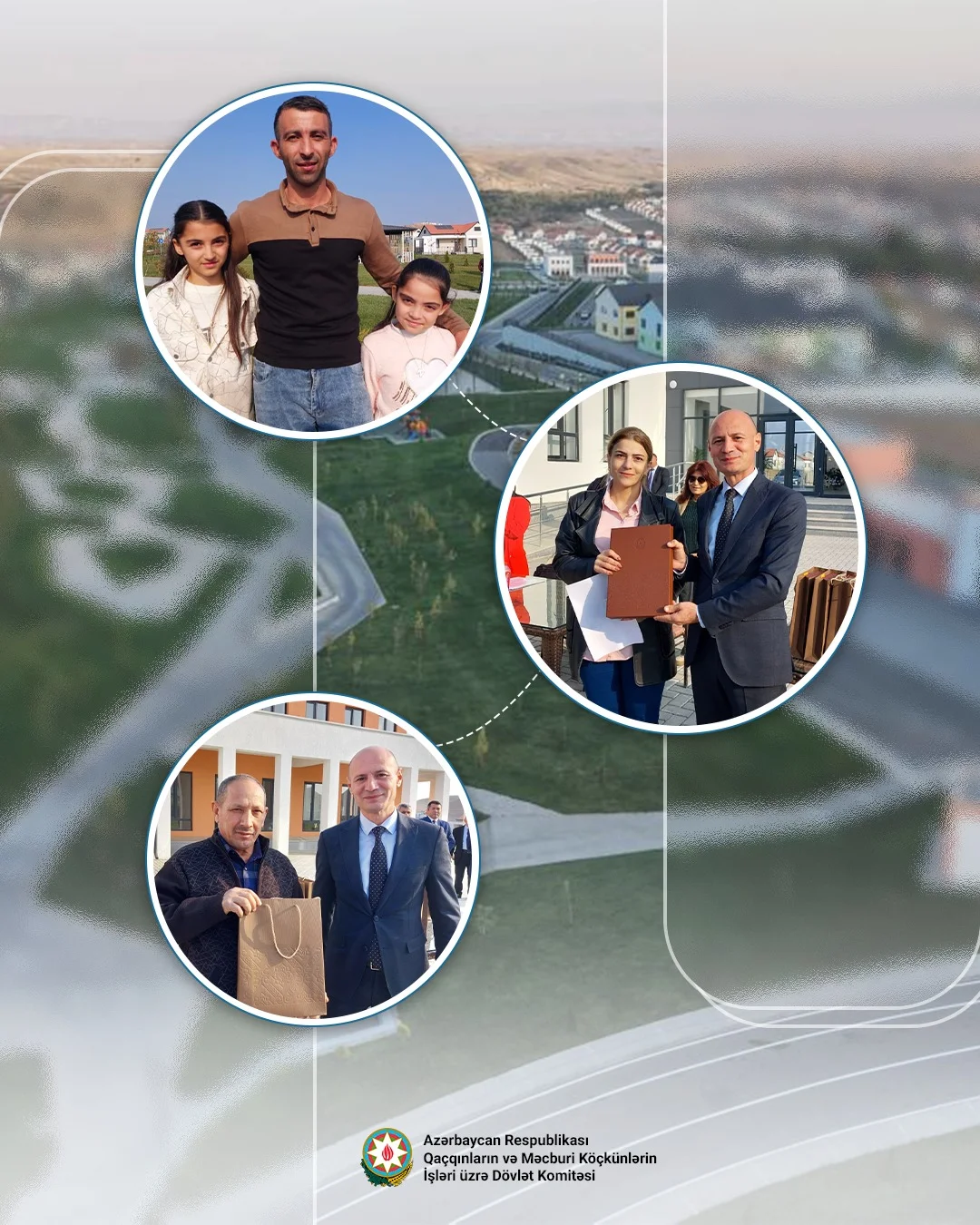 Növbəti köç karvanı Cəbrayıl rayonunun Horovlu kəndinə çatıb