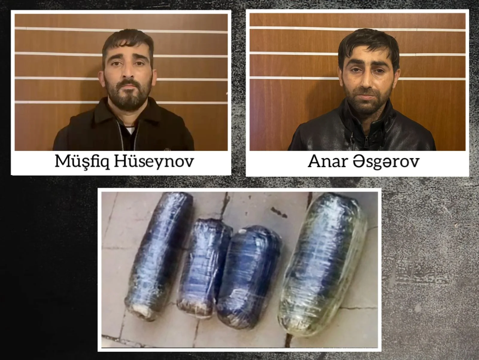 Polis Salyanda 9 kq narkotik vasitə satmaq istəyən iki nəfəri saxladı