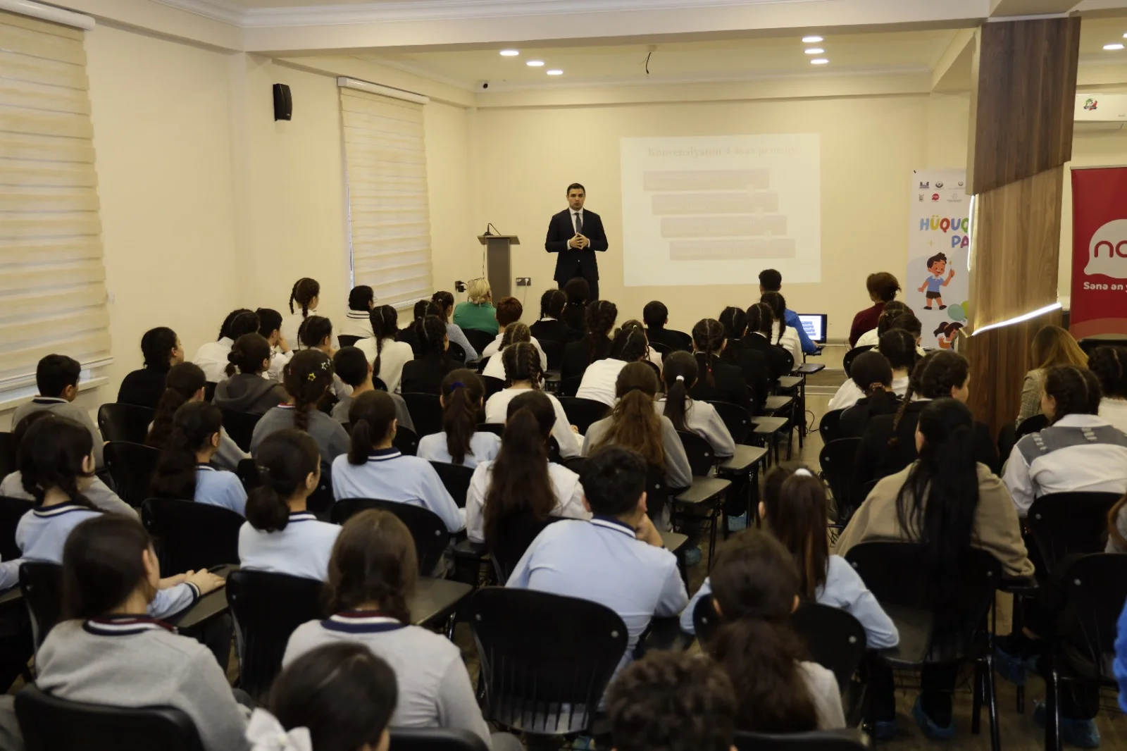 “Hüquqlarınla Parla!” layihəsi çərçivəsində həssas kateqoriyadan olan uşaqlar üçün maarifləndirici təlim təşkil olunub