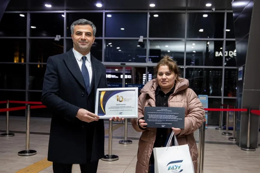Növbəti rekord göstərici: ADY ilə səfər edən sərnişinlərin sayı 10 milyona çatdı