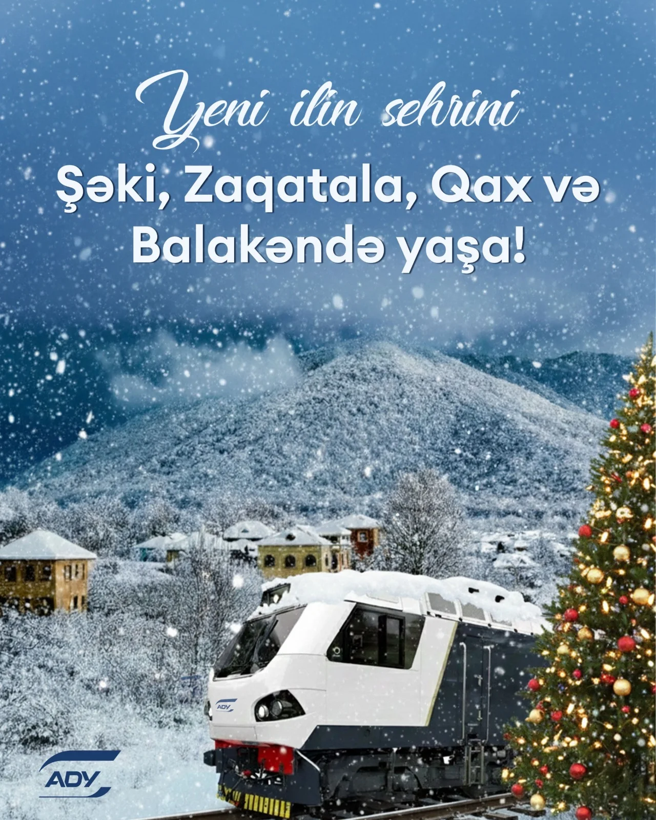 Yeni ilin və qışın sehrini Şəki, Zaqatala, Qax və Balakəndə yaşa