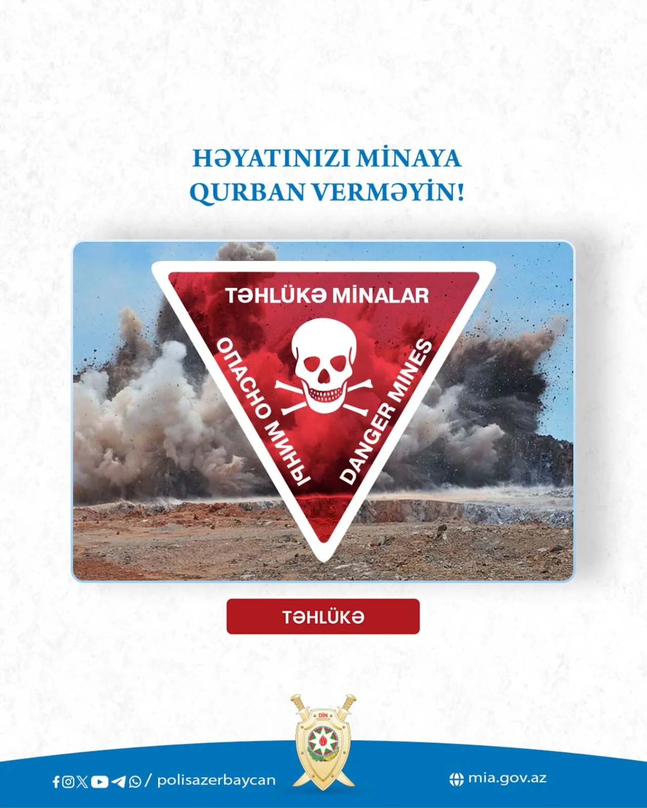 Ağdərədə Piyada Əleyhinə Mina Partlayışı: Bir Nəfər Xəsarət Alıb