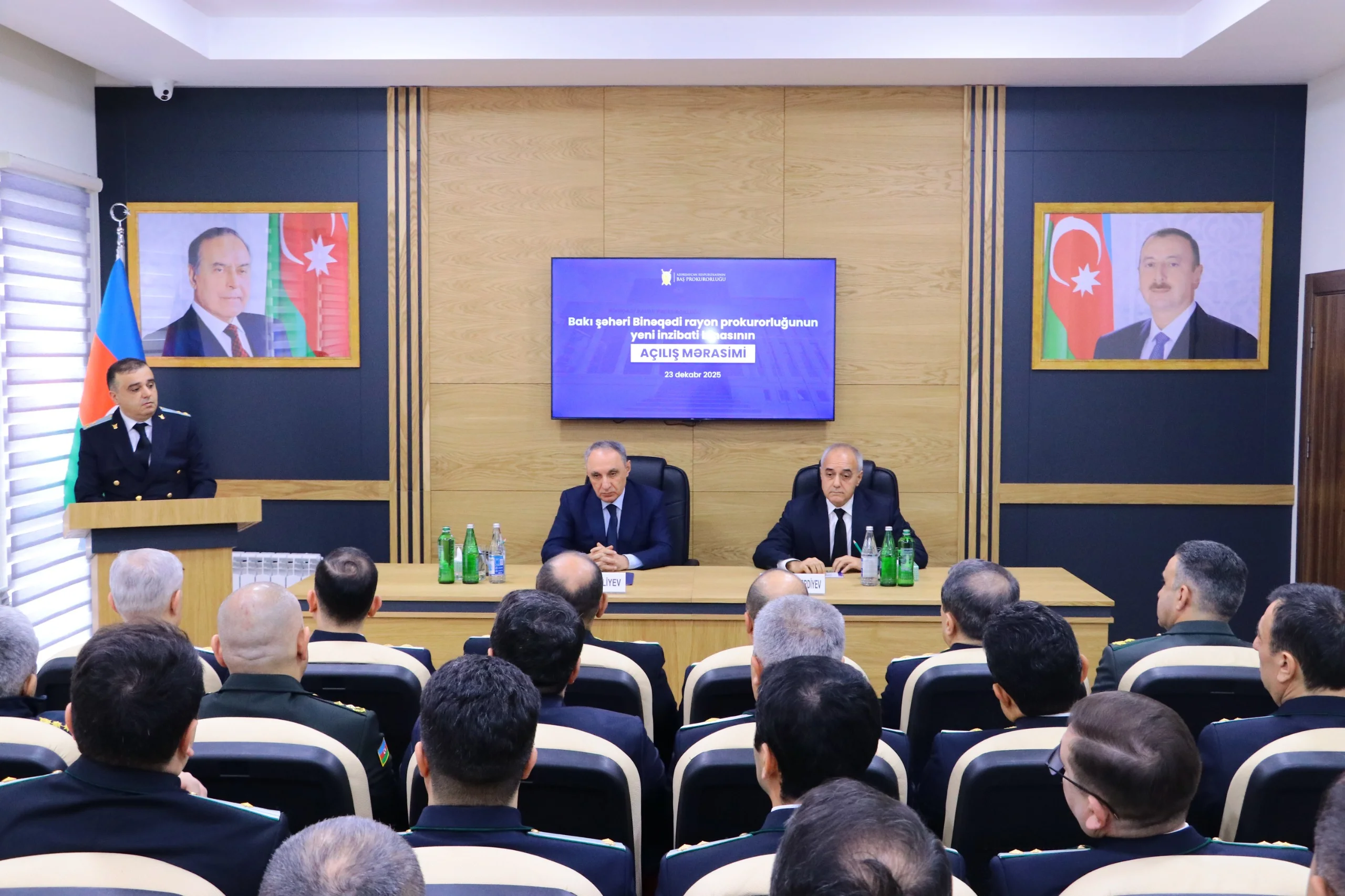 Binəqədi rayon prokurorluğunun yeni inzibati binası istifadəyə verilib