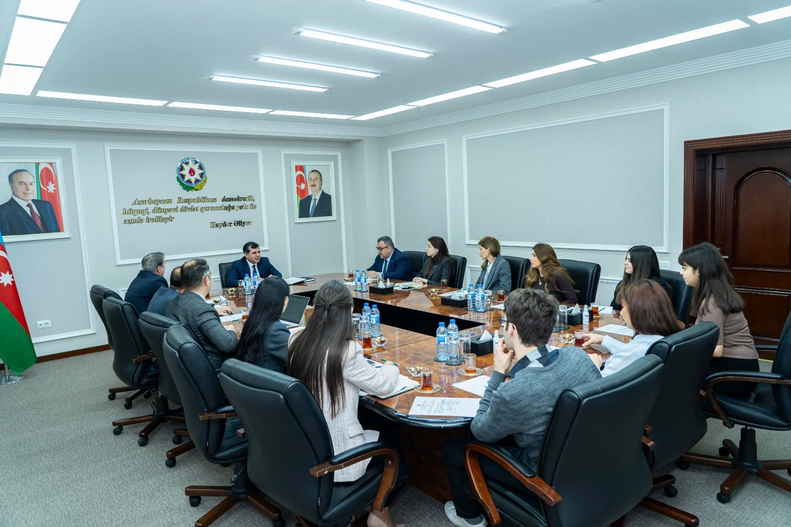 Biznesin müflisləşməsi” İşçi qrupunun hüquq və konsaltinq şirkətlərinin nümayəndələri ilə görüşü keçirilib