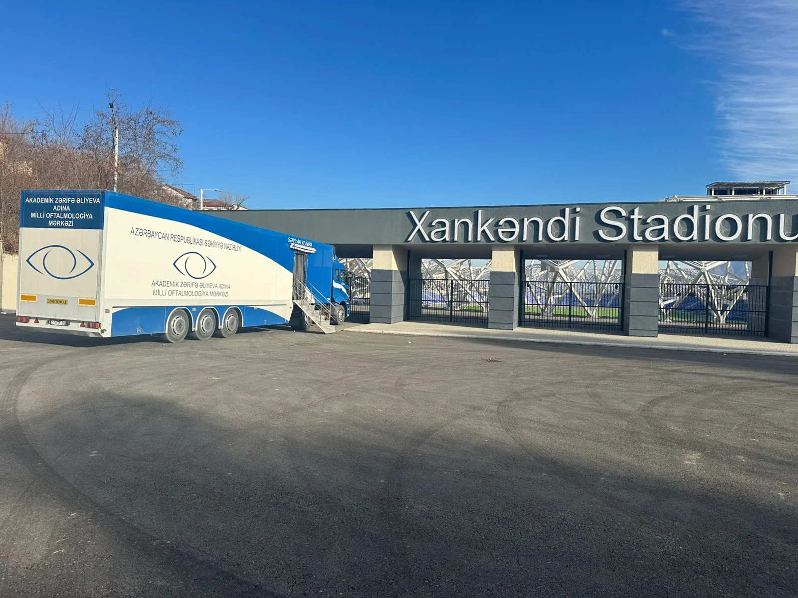 Xankəndi sakinlərinə sağlamlıq dəstəyi - Səhiyyə Nazirliyinin ikigünlük səyyar oftalmoloji aksiyası