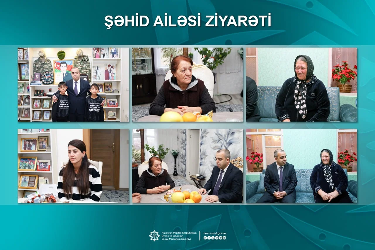 Naib Əlizadə bir sıra şəhid ailələrini ziyarət edib və şəhid Mərhəmət Əhmədovun vətənə əmanət övladının doğum günündə iştirak edib