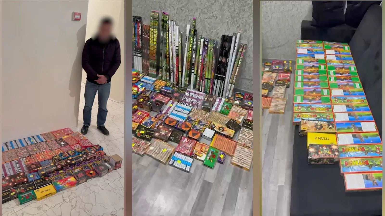 Sabunçu rayonunda 803 qutu pirotexniki vasitə aşkarlandı