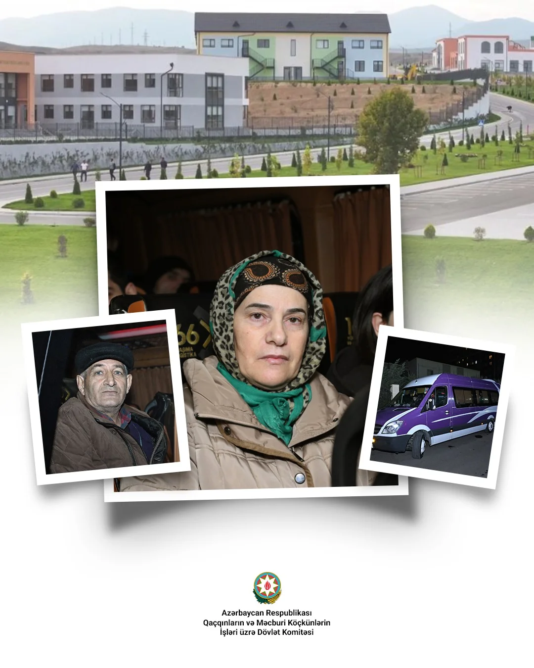 Cəbrayıl rayonunun Horovlu kəndinə növbəti köç karvanı yola salınıb