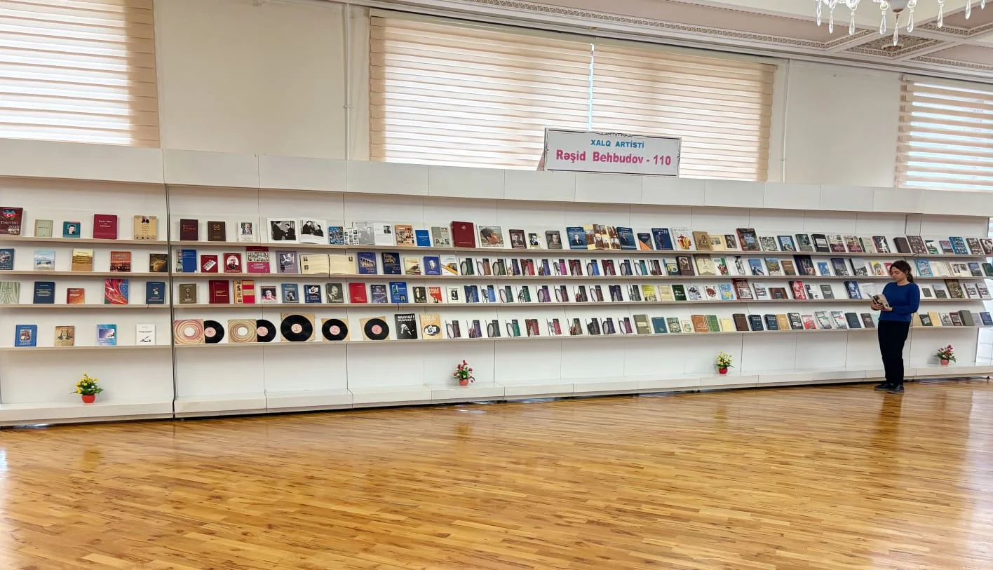 Milli Kitabxanada “Xalq artisti Rəşid Behbudov - 110” adlı kitab sərgisi istifadəçilərə təqdim olunub
