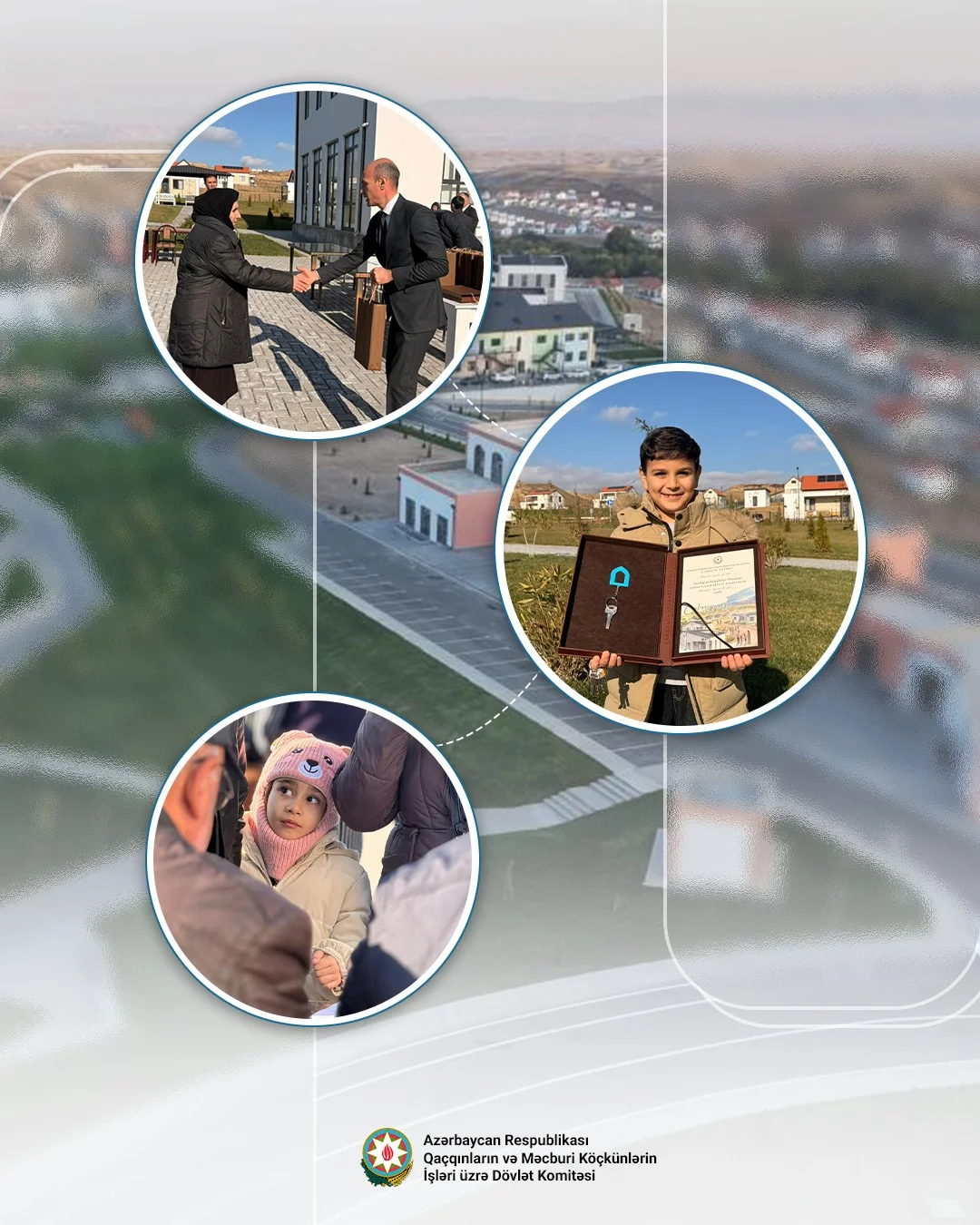 Növbəti köç karvanı Cəbrayıl rayonunun Horovlu kəndinə çatıb