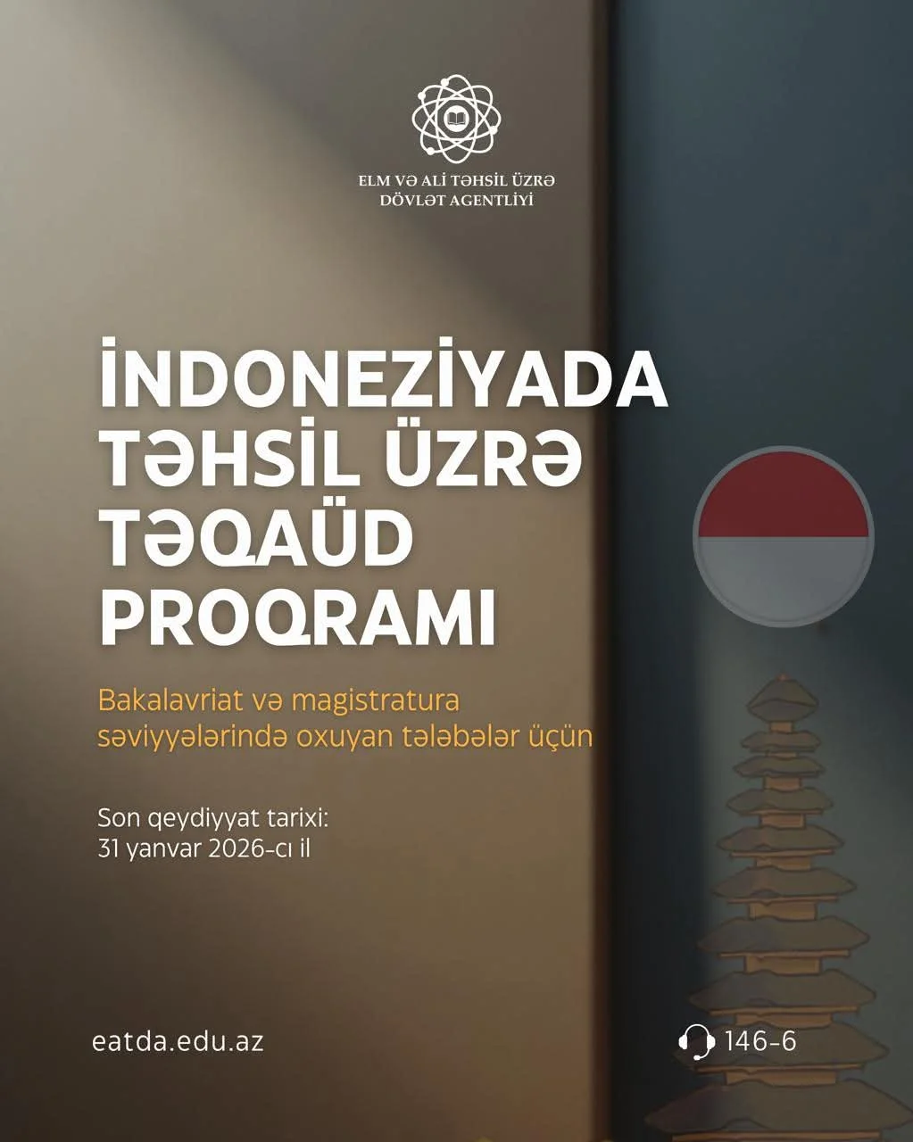 İndoneziyada Təhsil İmkanı: UMP-də 2026–2027 Tədris İli üçün Beynəlxalq Təqaüd Proqramı