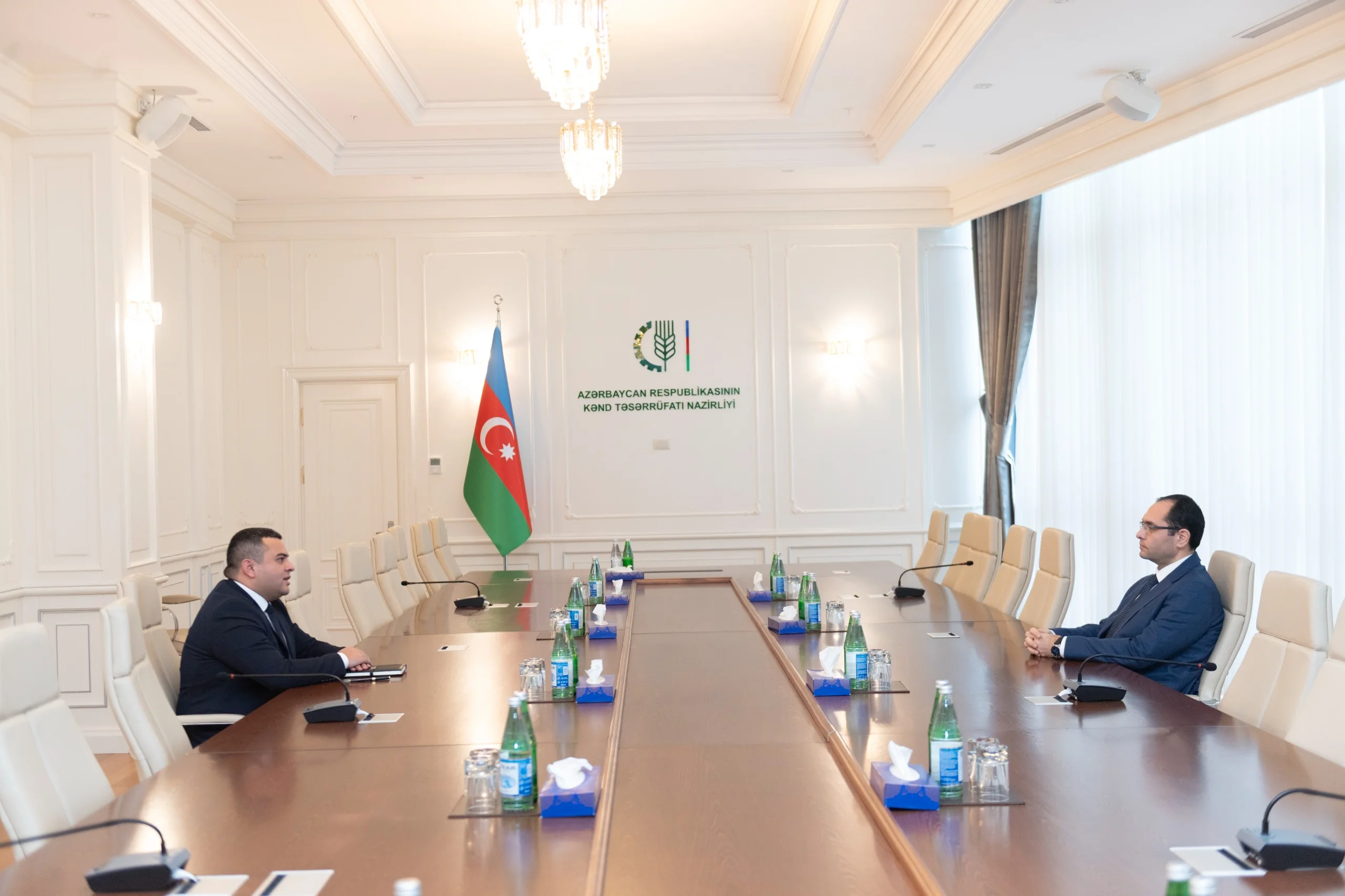 Kənd təsərrüfatı naziri Məcnun Məmmədov “Yüksəliş” müsabiqəsinin qalibləri ilə görüşüb