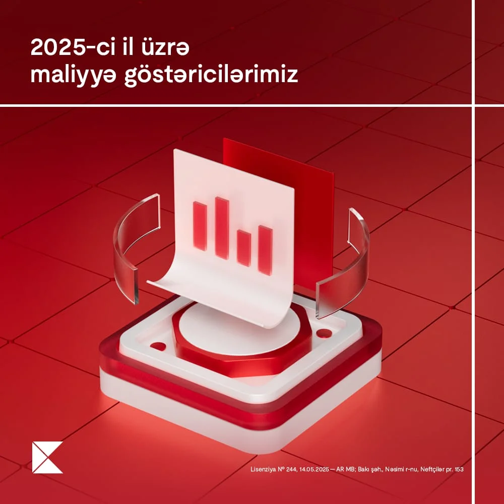 Ölkənin birinci bankı cəmi gəlirlilik üzrə 2025-ci ilin lideridir:  1 milyard 881 milyon 674 min manat