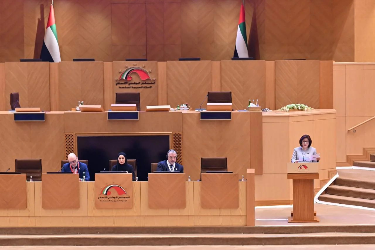 Milli Məclisin sədri Sahibə Qafarova Qadın Parlament Forumunda ölkəmizdə gender bərabərliyi sahəsində vəziyyət haqqında məlumat verib