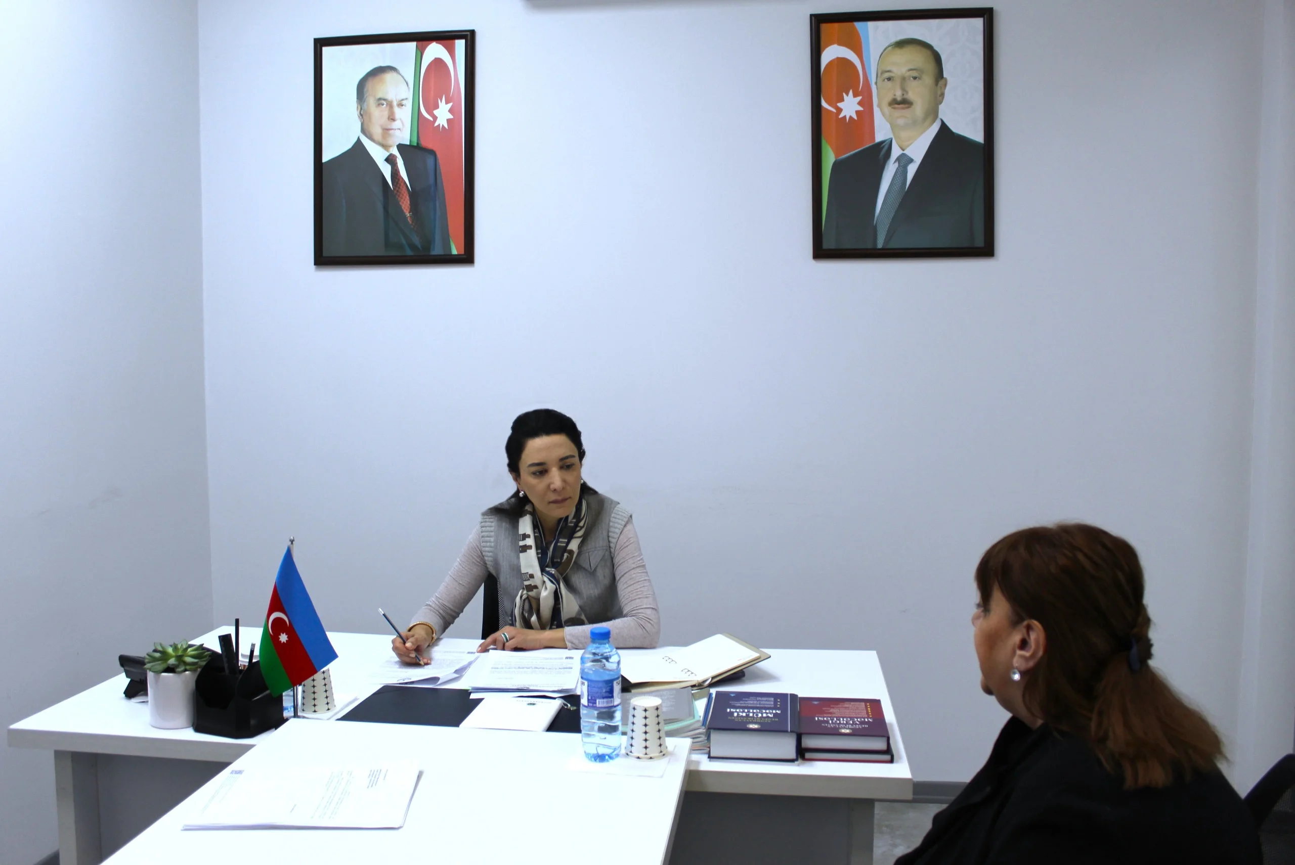 Ombudsman Səbinə Əliyeva vətəndaşları qəbul edib