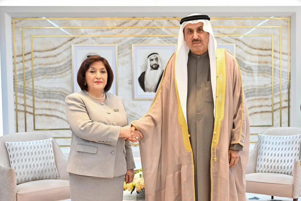 Milli Məclisin sədri Sahibə Qafarova Birləşmiş Ərəb Əmirlikləri  Federal Milli Şurasının sədri ilə görüşüb
