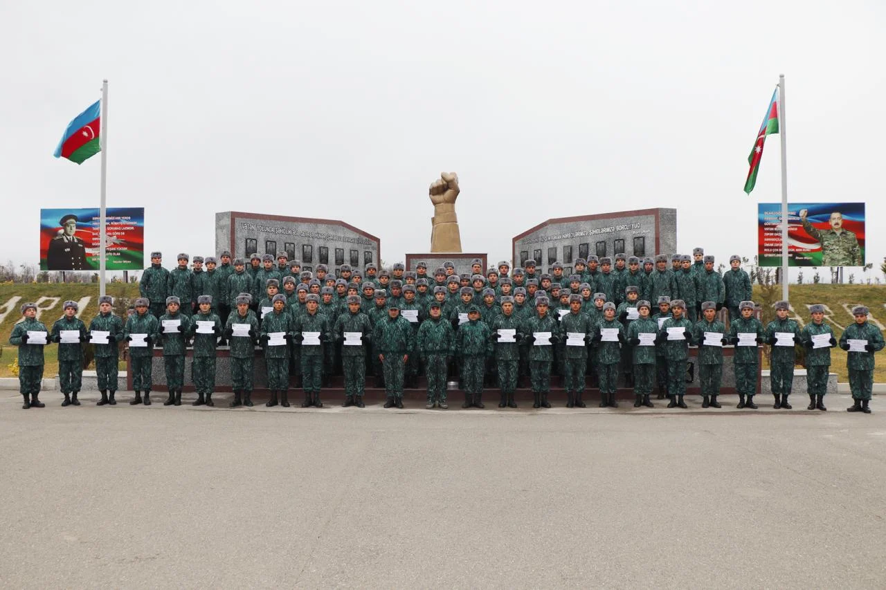 Sərhədçi əsgərlərin ehtiyata buraxılması ilə əlaqədar silsilə tədbirlər keçirilmişdir