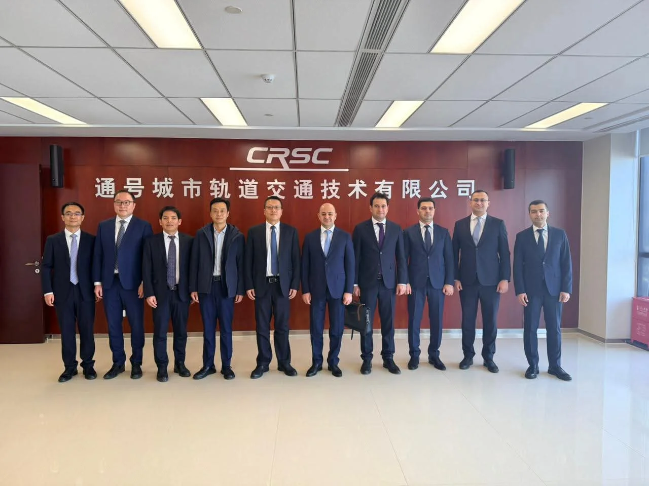 Bakı Metropoliteninin nümayəndə heyəti Çində rəsmi səfərdə olub