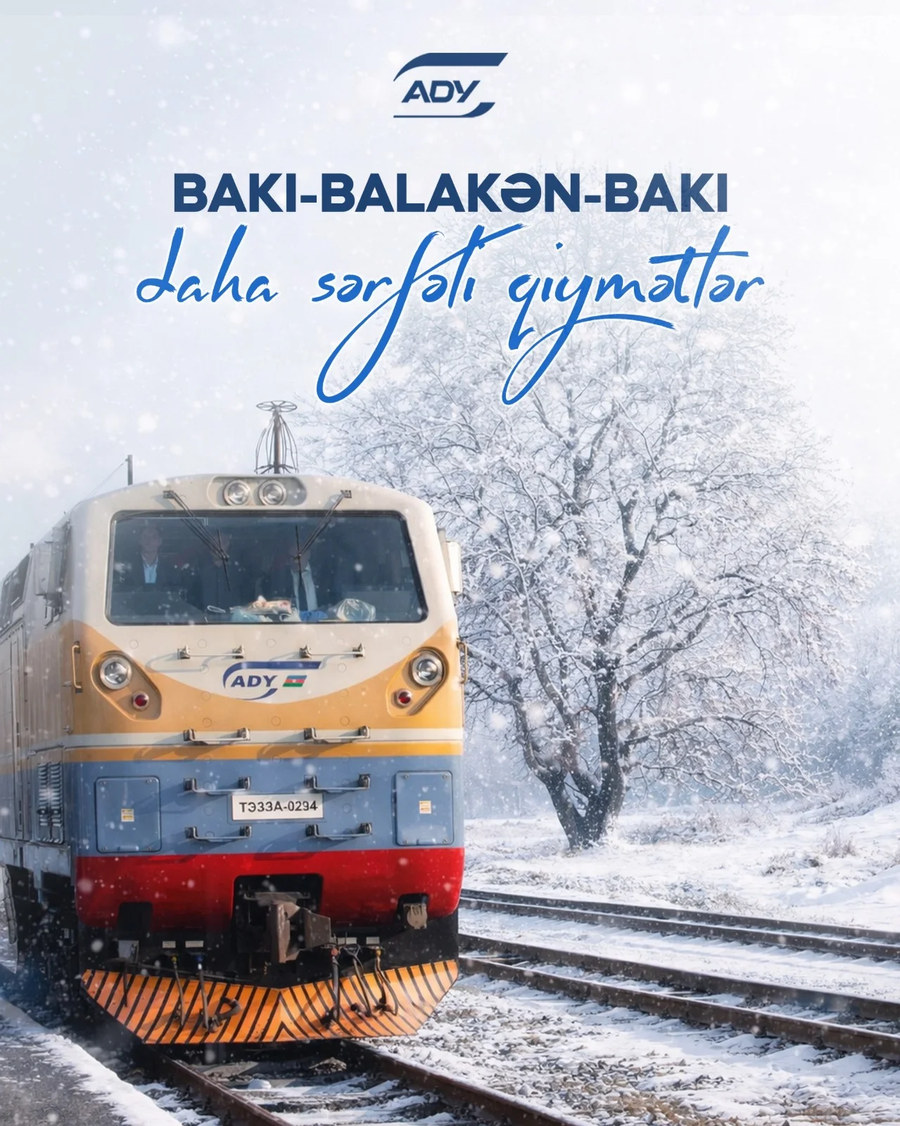 ADY Bakı–Balakən–Bakı marşrutu üzrə biletlərə 10% endirim tətbiq edir