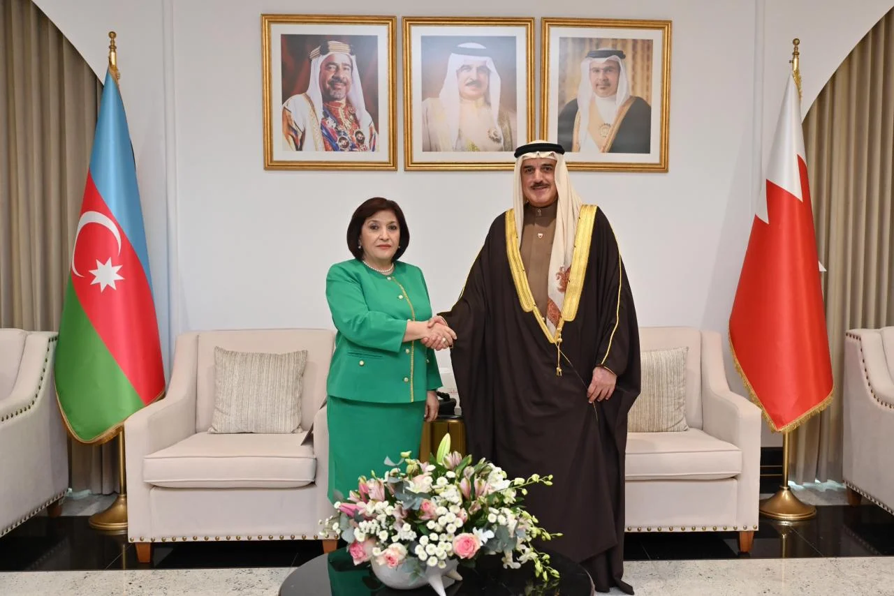 Milli Məclisin sədri Sahibə Qafarova Bəhreynin Nümayəndələr Şurasının sədri ilə görüşüb