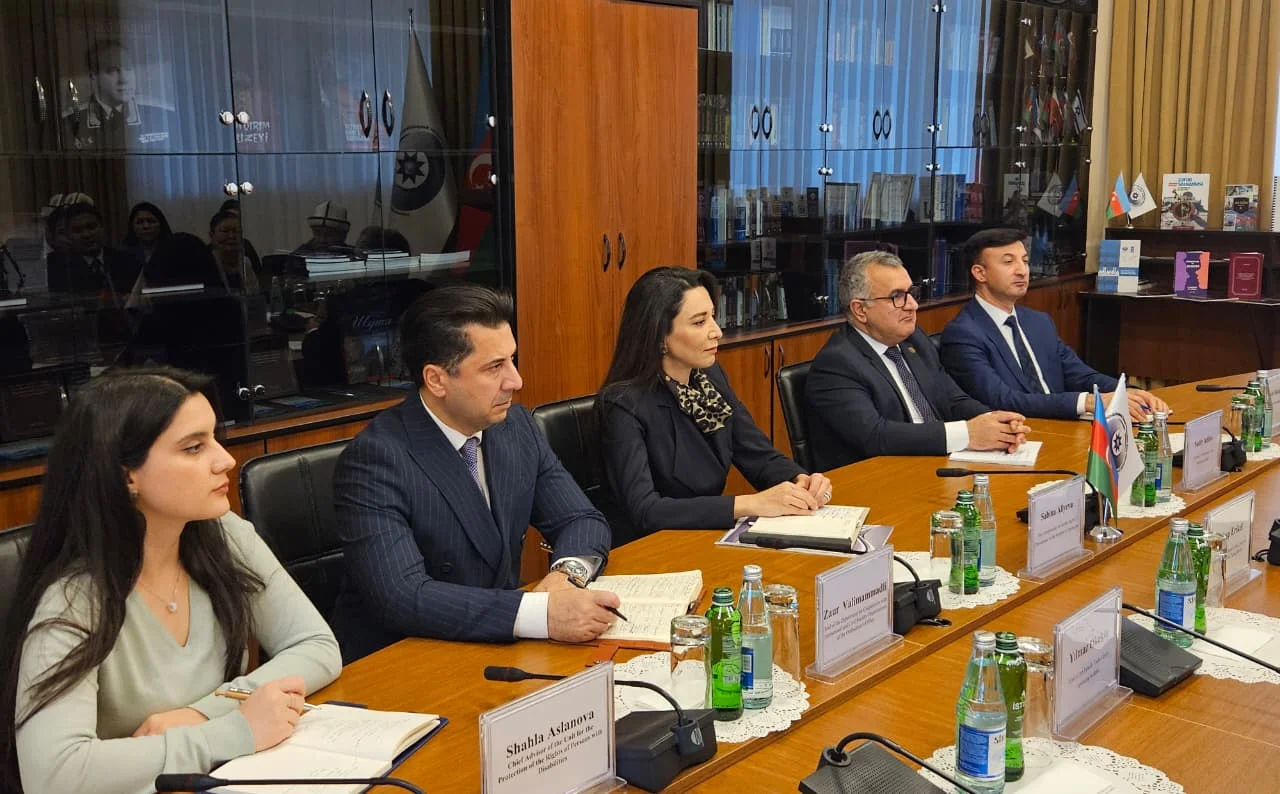 Ombudsman Türk Dünyası Mediatorlar Birliyinin İdarə Heyəti sədrinin rəhbərlik etdiyi nümayəndə heyətini qəbul edib