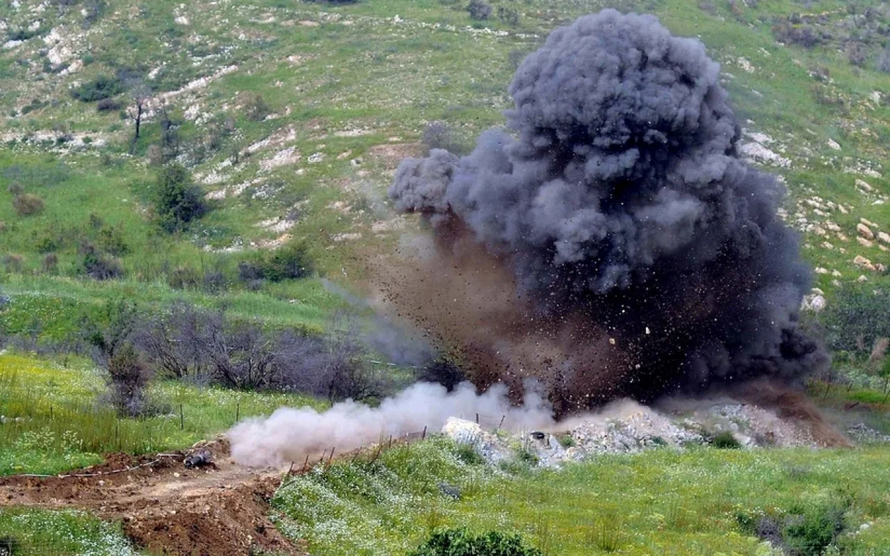 Ağdərədə 38 yaşlı kişi minaya düşdü