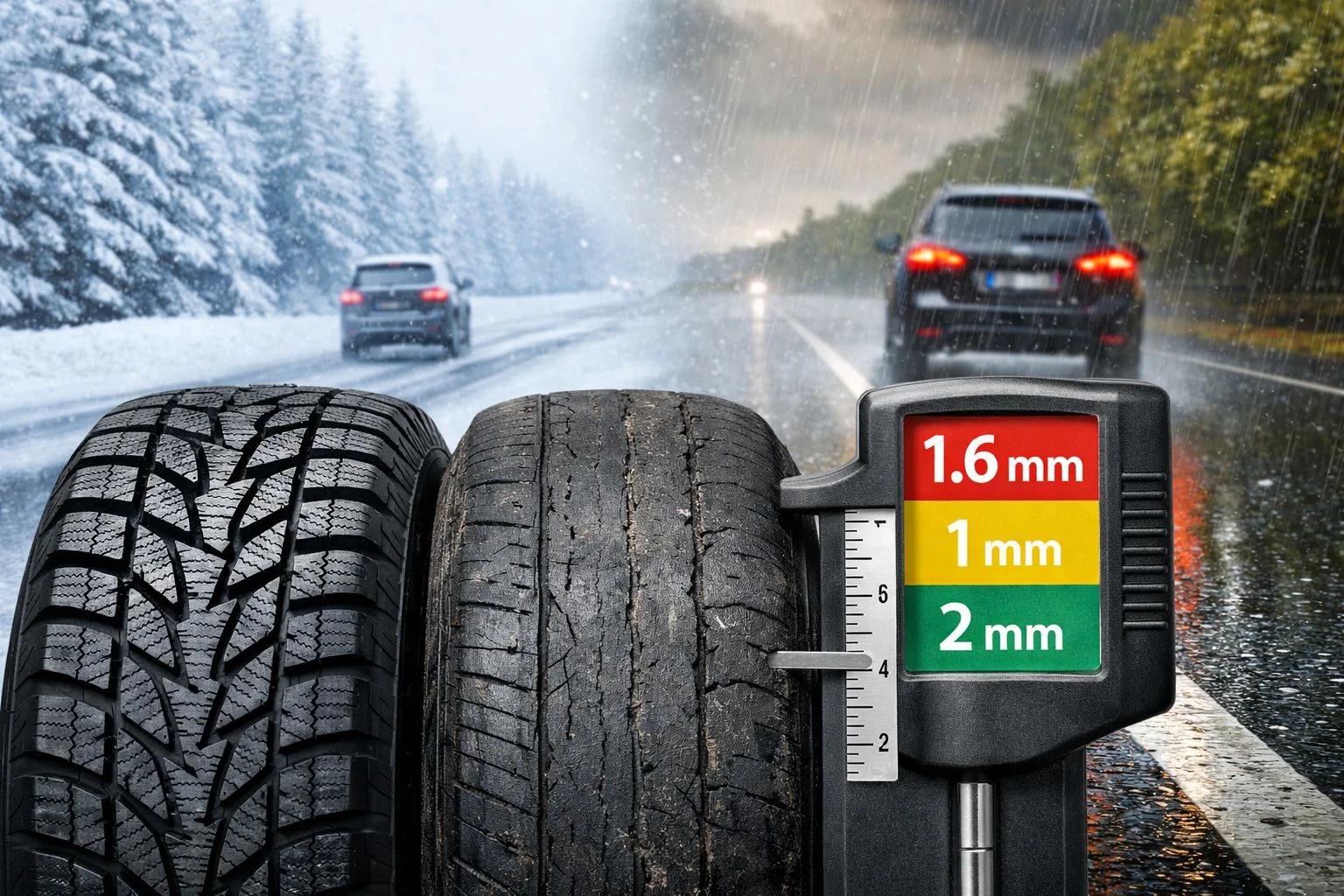 Təkər şinlərinin mövsümə uyğun olması mühüm şərtdir