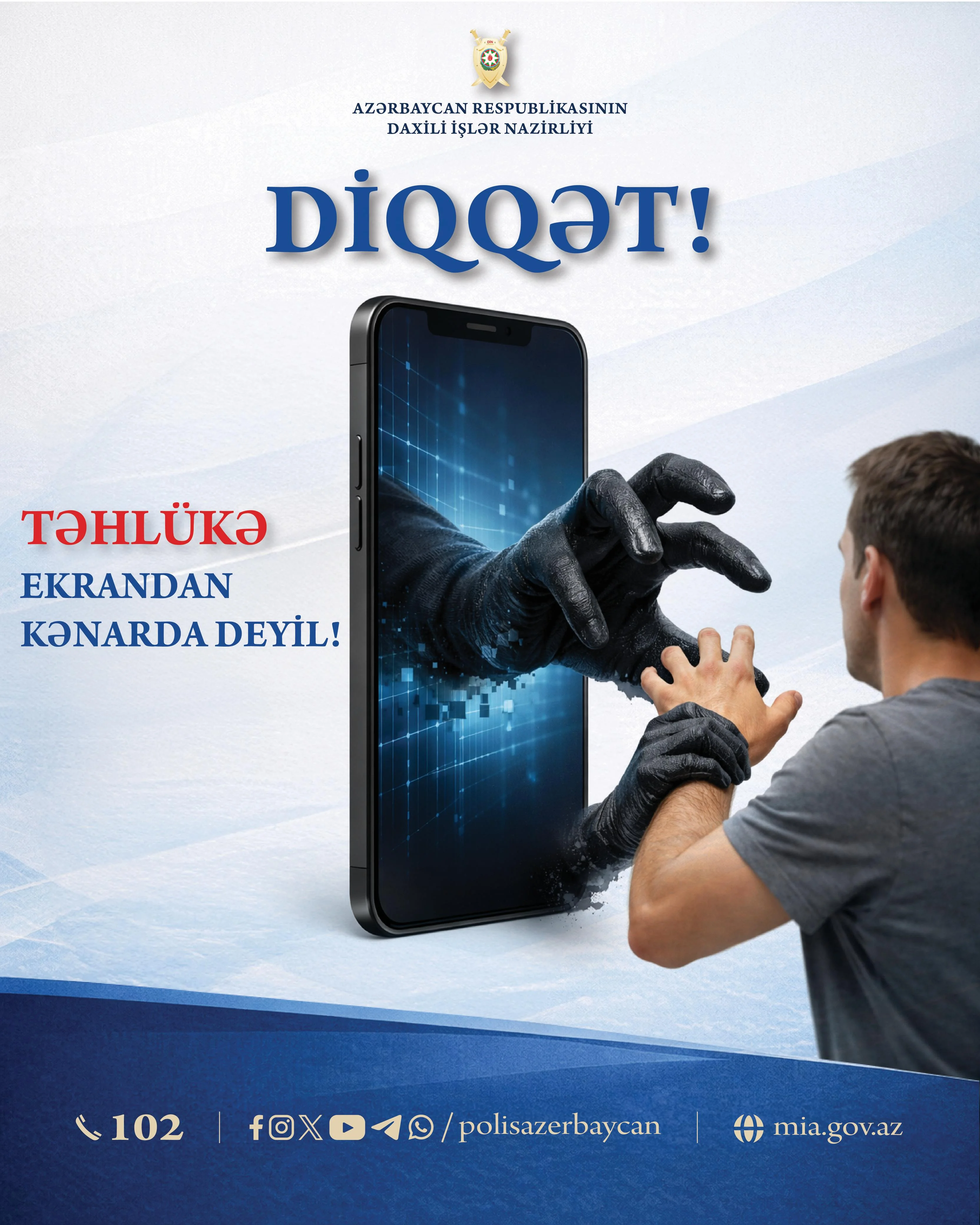 Təhlükə Ekrandan Kənarda Deyil: Kiber Tələlərə Qarşı Diqqətli Olaq