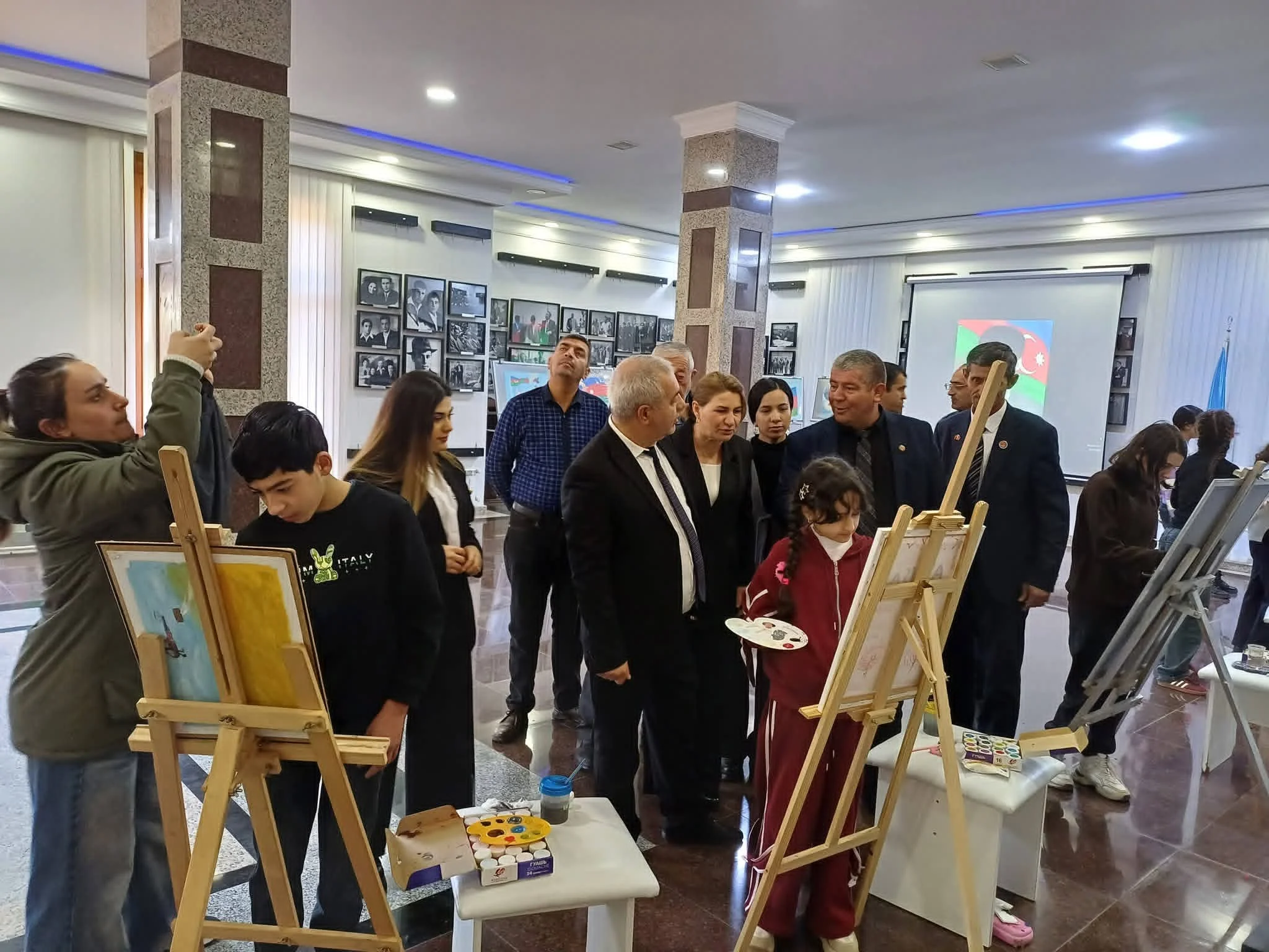 Milli Qəhrəman Şamil Ramazanovun anadan olmasının 50 illiyi münasibətilə rəsm müsabiqəsi keçirilib