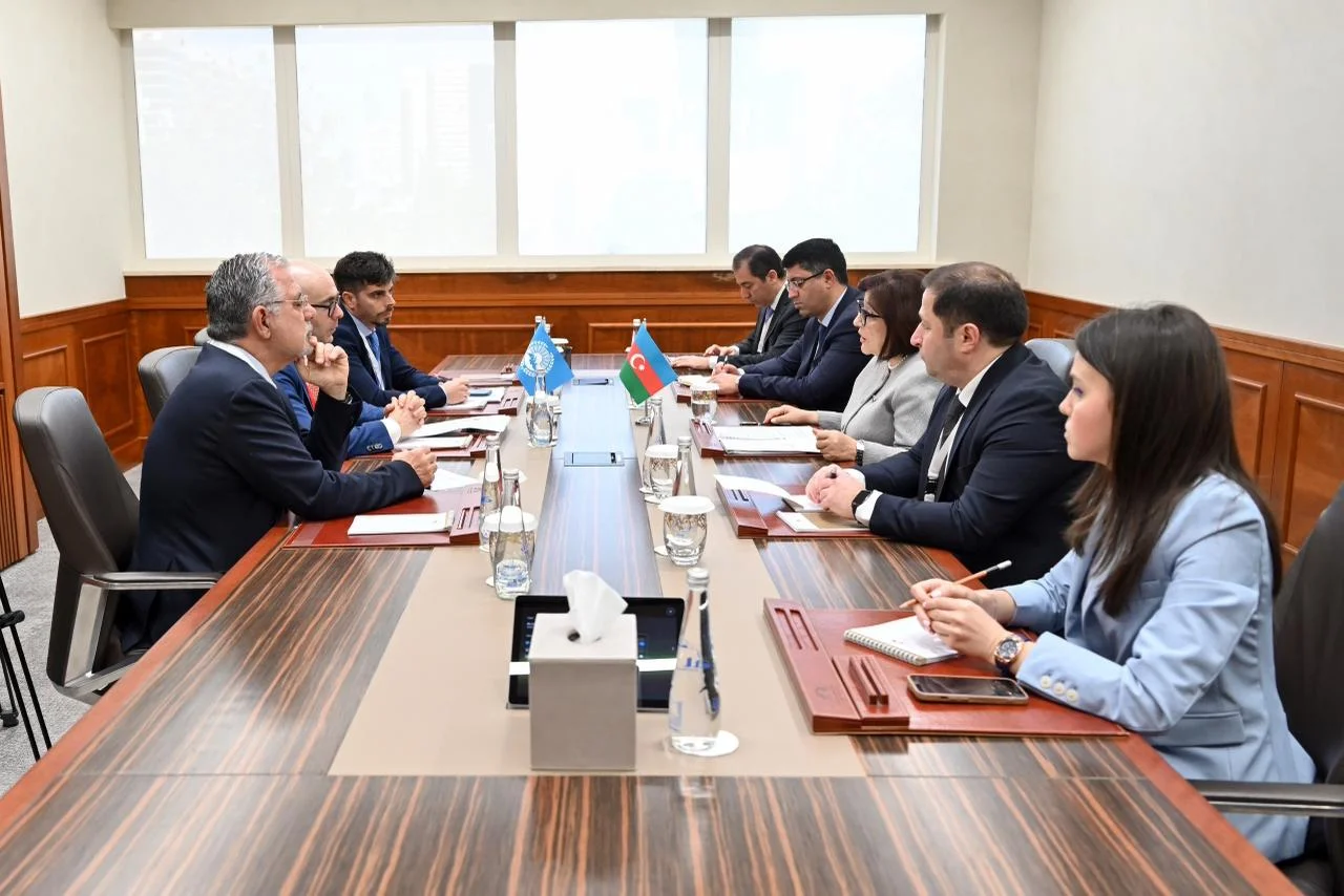 Milli Məclisin sədri Sahibə Qafarova Aralıq Dənizi Parlament Assambleyasının sədri ilə görüşüb